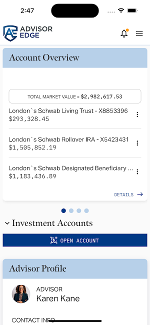 AdvisorEngine Demo Screenshot 0