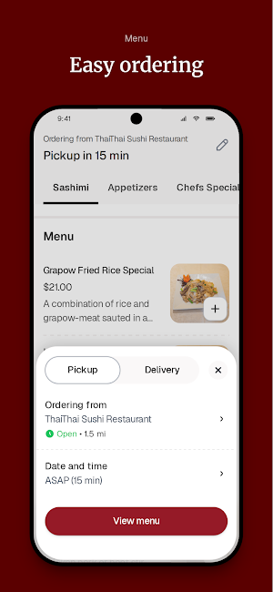 ThaiThai Sushi Restaurant Screenshot 2