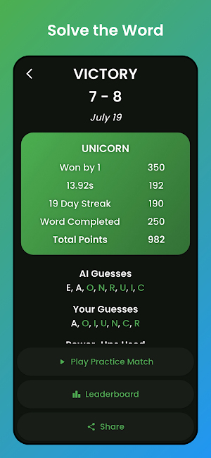 Hangman - Seven Letters Screenshot 1