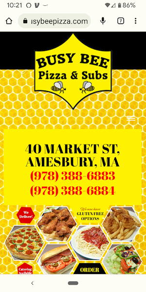 Busy Bee Pizza Screenshot 2