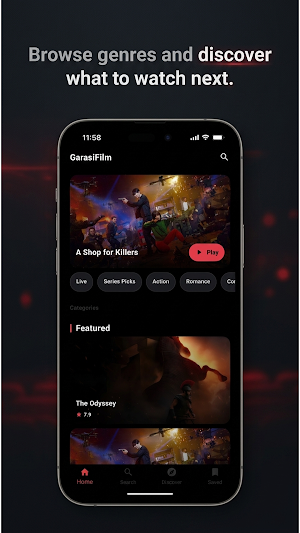 GarasiFilm: Movies & TV Shows Screenshot 0