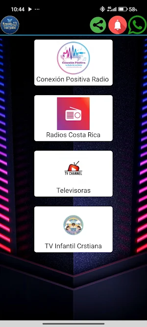 Radio Y TV Cristianas CR Screenshot 1