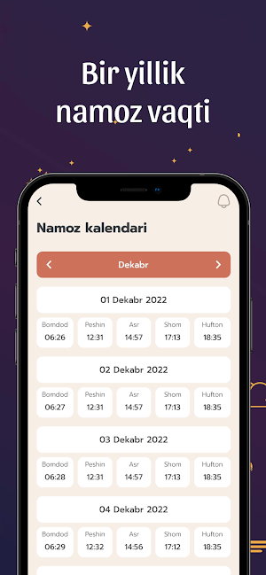 Namoz Vaqtlari Pro Screenshot 3