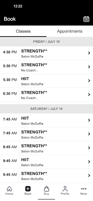 Hybrid Performance Fitness Screenshot 1