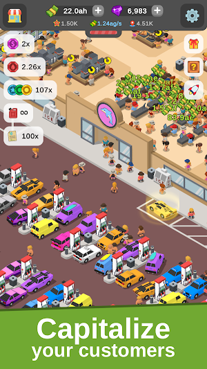 Idle Gas Station Tycoon Screenshot 0