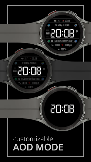 DADAM75 Digital Watch Face Screenshot 2