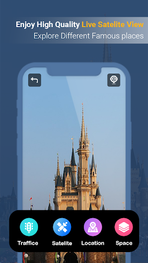 Live Earth HD Camera - Street View, Live Earth Map Screenshot 2