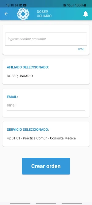 DOSEP móvil Screenshot 2