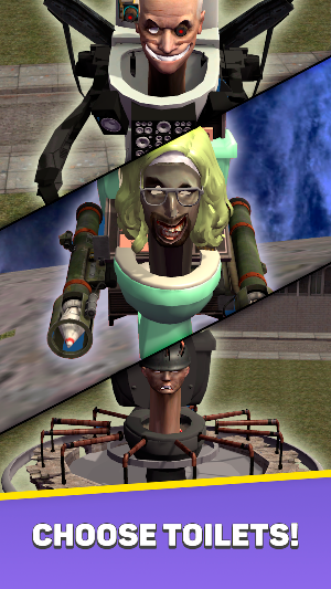 Tap Clicker Game: Toilet Man Screenshot 2