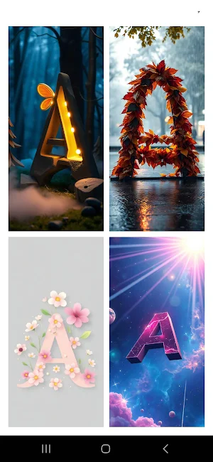 A Letter Wallpapers 4k Screenshot 2