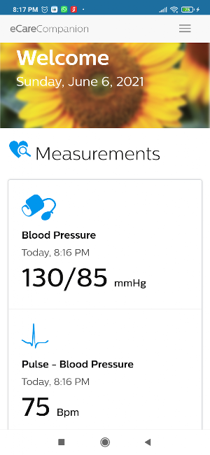 eCare Companion Screenshot 2