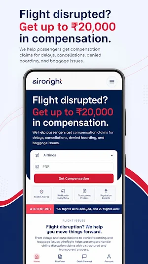 AiroRight Flight Compensation Screenshot 0