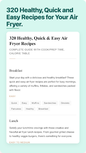 Air Fryer - Healthy Made Easy Screenshot 1