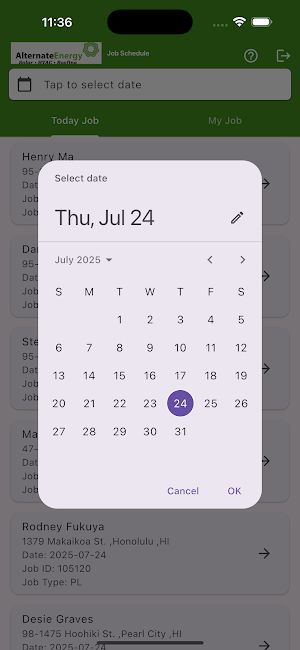 AEI Scheduler Screenshot 3