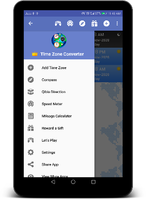 Time Zone Converter - World Time Zones Clock Screenshot 0