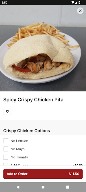 TJ's Pizza & Wings Screenshot 3