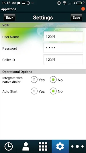 Applefone itel Screenshot 1