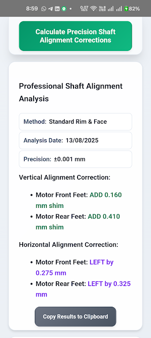 Rim & Face Calculator Screenshot 2