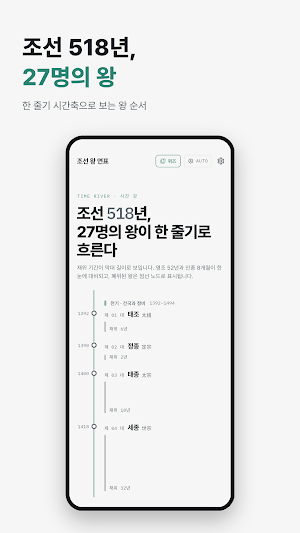 조선 왕조 순서 외우기 - 연표·가계도 Screenshot 0