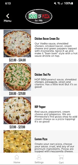 House of Pizza Screenshot 2