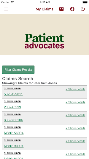Patient Advocates Screenshot 3