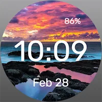 Neon Sunset - Watch Face