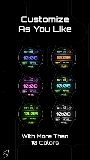 Simple Widget Watch Face v3 Screenshot 2