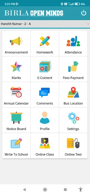 Birla Open Minds School Screenshot 1
