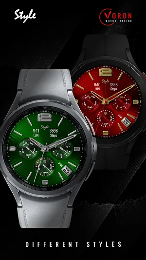 Voron STYLE Analog Watch Face Screenshot 3