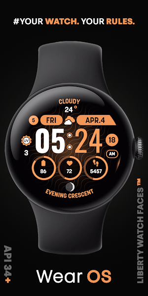 MOON KNIGHT Digital Watch Face Screenshot 1