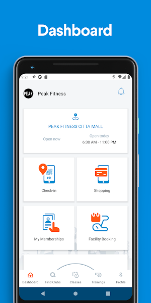 Peak Fitness Screenshot 2