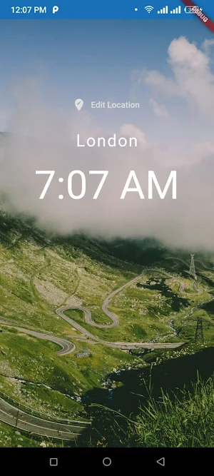 World Time App Screenshot 1