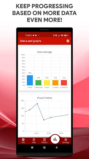 Heart rate Monitor App | HRM Screenshot 2