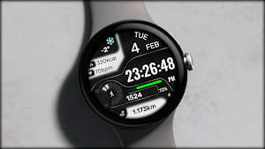 Digital Fnx364 Watch Face Screenshot 0