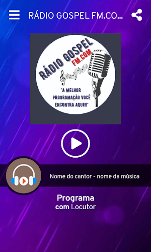 RÁDIO GOSPEL FM.COM Screenshot 2