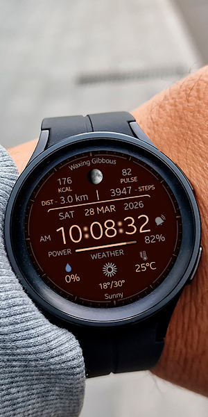 Digital NEKEI Watch face Screenshot 3