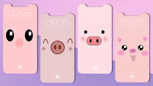 Cute Little Pig Wallpaper Screenshot 2