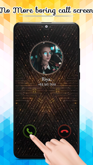 Neat Color Call Phone - Color Caller Screen Screenshot 1