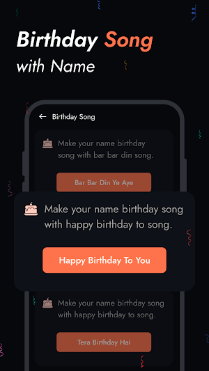 Birthday Song With Name Screenshot 2