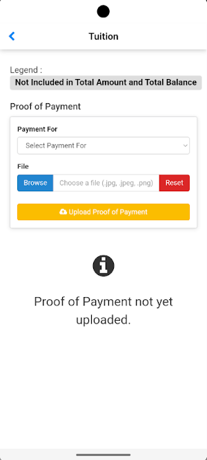 OLPS Mobile Portal Screenshot 2