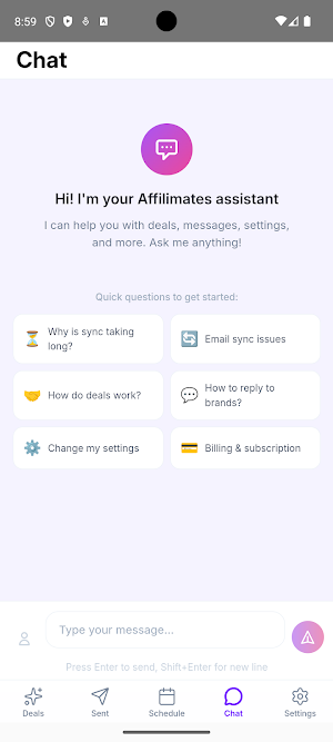 Affilimates Screenshot 3