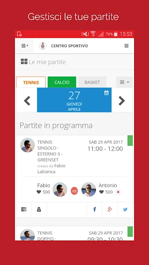 RCC Tevere Remo Screenshot 2