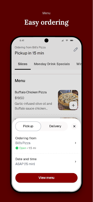 Bill's Pizza Screenshot 2