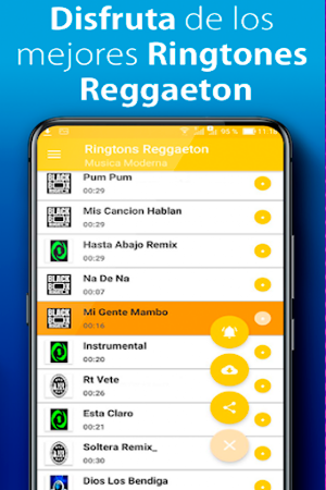 Ringtones Reggaeton  Music Screenshot 0