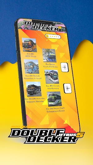 Bussid Mod Double Decker JB5 Screenshot 1