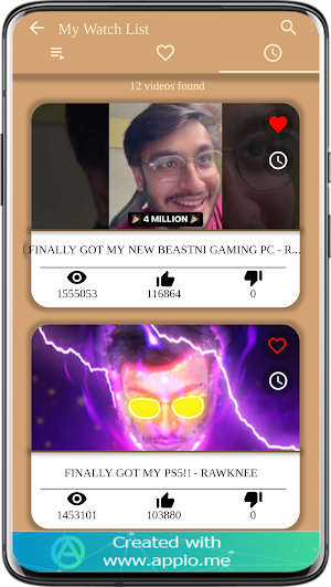 Rawknee Games App Screenshot 2