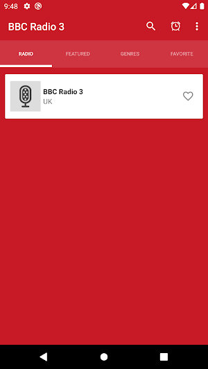 Uk BBC Radio 3 App Screenshot 0
