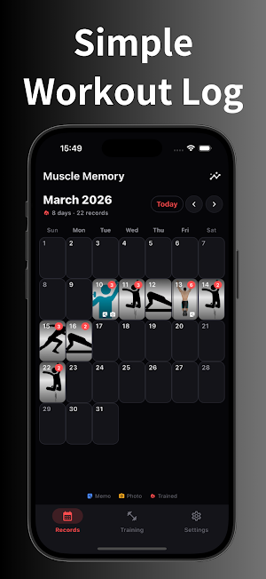 MuscleMemory - Workout Tracker Screenshot 0