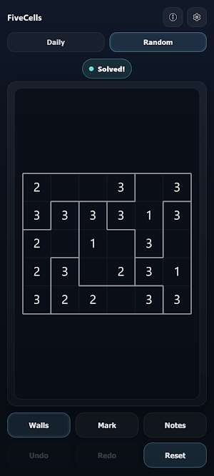 FiveCells - Logic Puzzle Screenshot 1