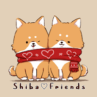 Cute Wallpaper Shiba♡Friends Theme